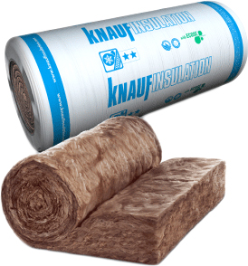 Мінеральна вата KNAUF Insulation Naturoll 50 мм 21.84 м2 1.2х9.1 м х 2 шт.